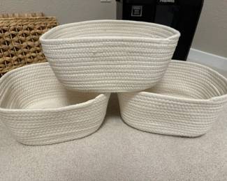 Storage baskets