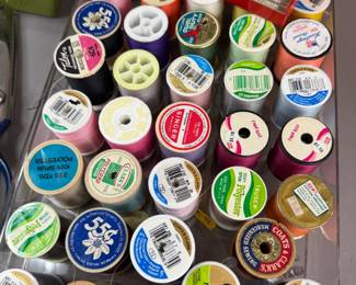 VINTAGE BUTTONS THREAD NOTIONS SCISSORS 