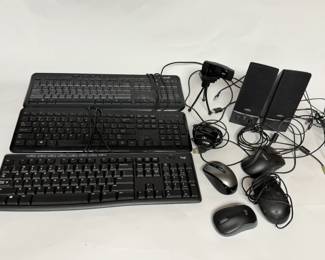 COMPUTER KEYBOARDS SPEAKERS CAMERA MOUSE