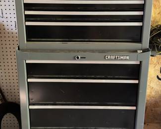 CRAFTSMAN STACKABLE ROLLING TOOL CHESTS W TOOLS