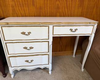 VINTAGE FRENCH PROVINCIAL VANITY OR DESK