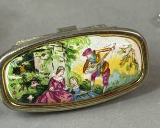 VINTAGE JEWELRY BROOCHES BUTTERFLIES AVON LIPSTICK CASE