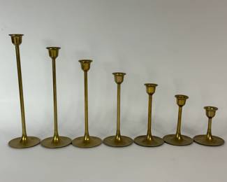 BRASS CANDLE STICK HOLDERS