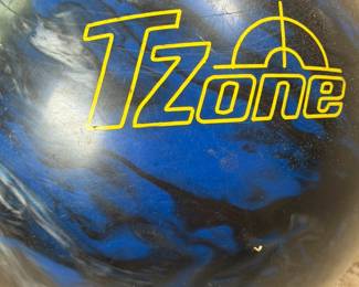 BRUNSWICK TZONE INDIGO SWIRL BOWLING BALL