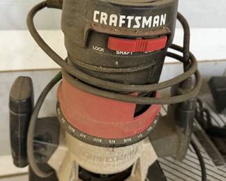 CRAFTSMAN CORDED ELECTRIC ROUTER & ROUTER TABLE