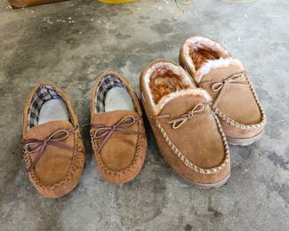 Kids moccasins size 8
