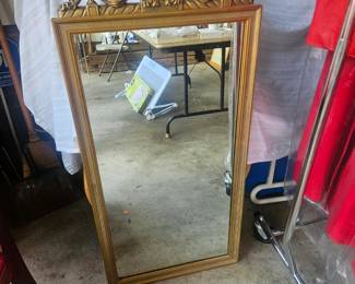Vintage gold mirror