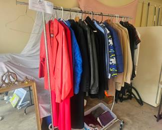 Lots of leather! Kids & adult coats