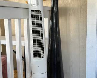 Fan and bird bath