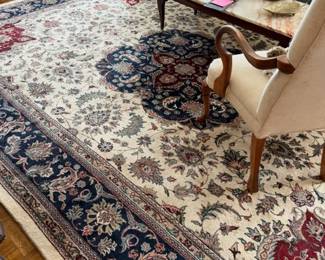 One of four oriental rugs, all large sizes. @9 by 12