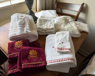 Some of the linens available