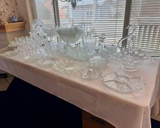 Nice selection of crystal wares