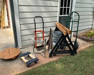 Garage Work Supports, Hand Trucks and Moving Dollies
