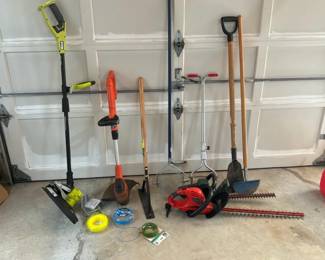 Ryobi and Black  Decker Lawn and Garden Tools