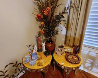 Vintage Side Tables, Wedgewood