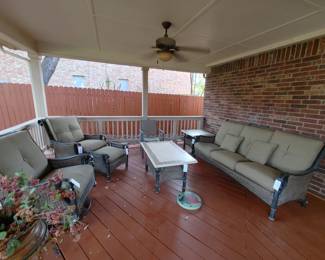 Upholstered Outdoor Furniture & Tables