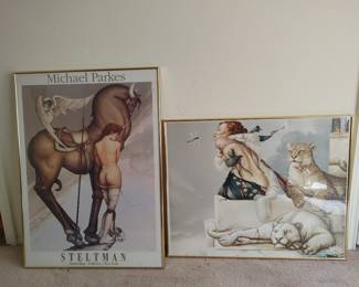 Michael Parkes Framed Prints