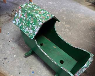 HandMade Painted Doll Cradle
