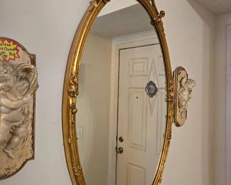 Ornate Gold Wall Mirror