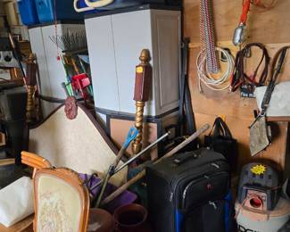 Shovel, rakes, Coolers, Shop Vac