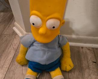 1990 Bart Simpson Doll Large