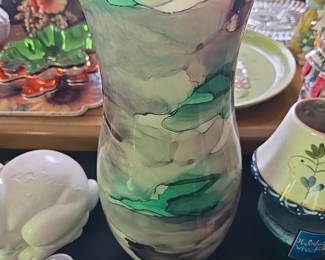 Hand Blown Art Vase