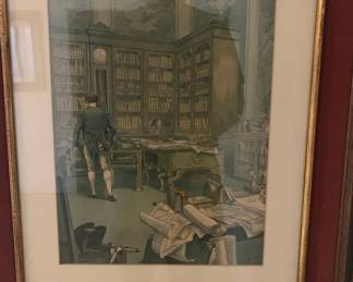 Collection of Vintage Napoleon/French Framed Prints