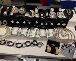 Collection of Women's Earrings and Bracelets
