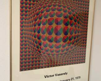 1978 Victor Vaserely Palm Springs Desert (Art) Museum Poster
