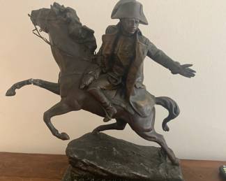 Napoleon I On Horseback, 19th Century, Signed R. Nannini