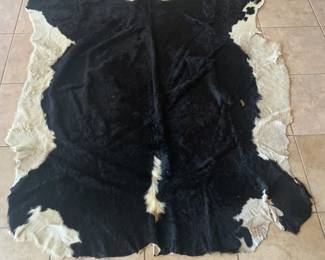 Black and White Cow Hide Rug