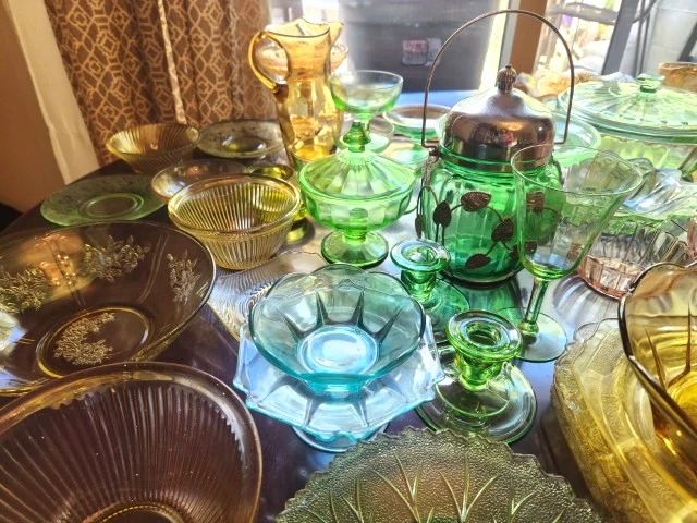 Collection of Uranium Glass