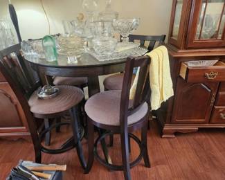 Bar Height Table and Chairs