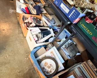 Garage pickin's including lots of TWA airlines ephemera