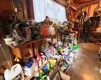 Garage pickin's - lawn and garden supplies