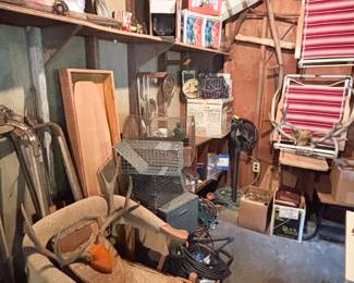 Garage pickin's - project chair, antlers