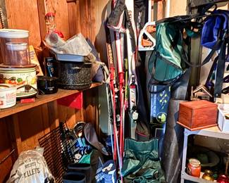 Garage pickin's - skis, small appliances