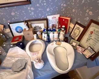 Nurses items 1800’s medicine bottles