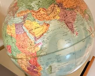 Vintage desk globe