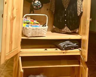 41”w x 23d x 72”h Freestanding Wardrobe Closet hanging rod on top 1/2 $95