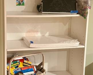 White shelf 30w x 12s x 72”h $45