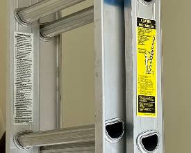 Warner 16’ Aluminum Extension Ladder 225lbs max $80