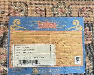 Couristan Kashimar (made in Belgium) 9.9’ x 14.1’ Moth Proof Area Rug $995.