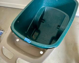 6 ft. step 2 yard cart/ Wheelbarrow $50
