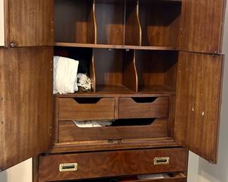 Vintage Asian Drexel Heritage Furniture Armoire 41”w x 18”d x 80”h $750