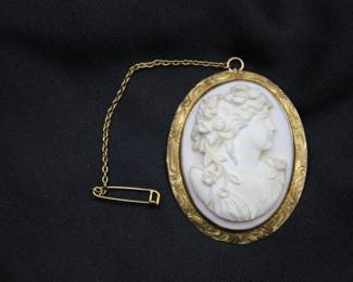 10k Gold Cameo 