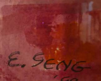 Signed North Carolina artwork
