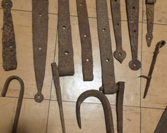 forged iron strap hinges