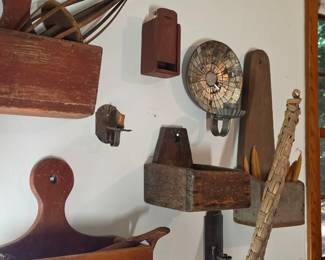 awesome collection of antique wall boxes