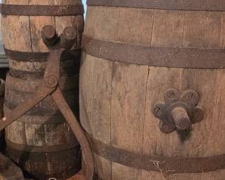 large barrel butter churn